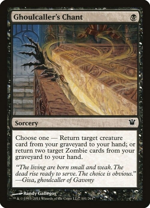 Canto dell'Evocaghoul Card Front