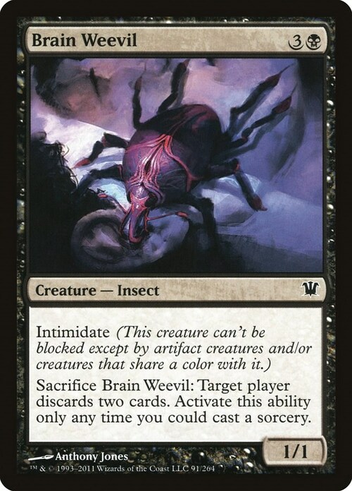 Brain Weevil Card Front