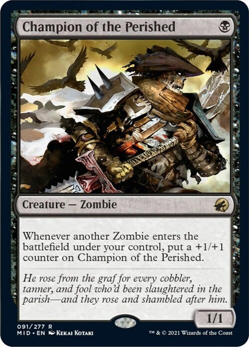 Champion of the Perished Card Front