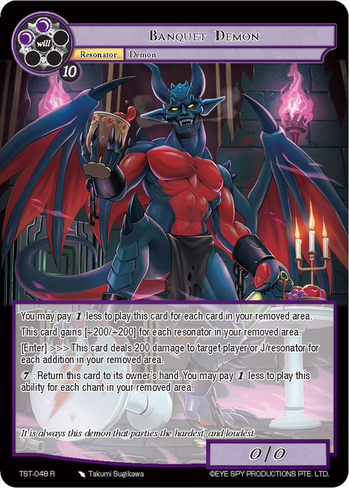 Banquet Demon Card Front