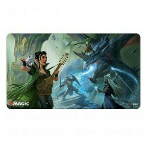 Adventures in the Forgotten Realms: The Party Fighting Blue Dragon Playmat