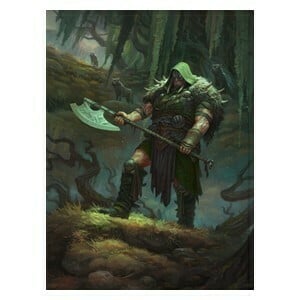 Throne of Eldraine: "Garruk, Cursed Huntsman" Art Print