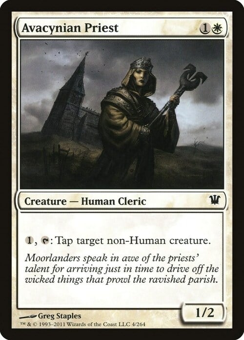 Avacynian Priest Card Front