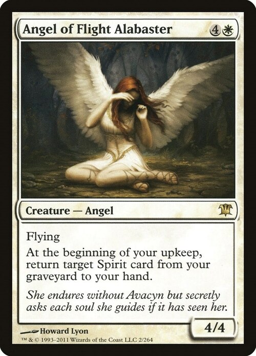Angel of Flight Alabaster Card Front