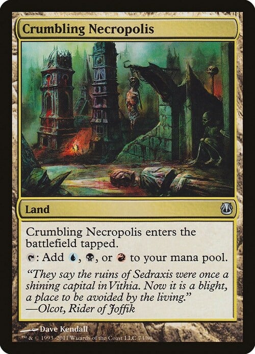 Crumbling Necropolis Card Front