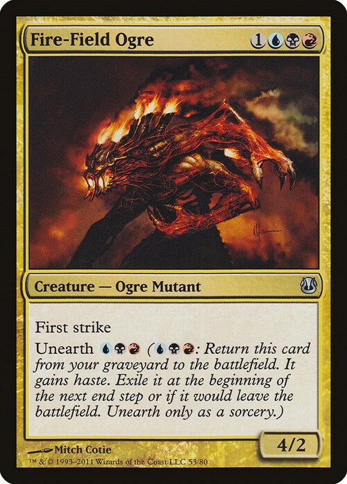 Fire-Field Ogre Card Front