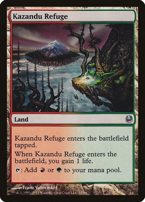 Kazandu Refuge Card Front