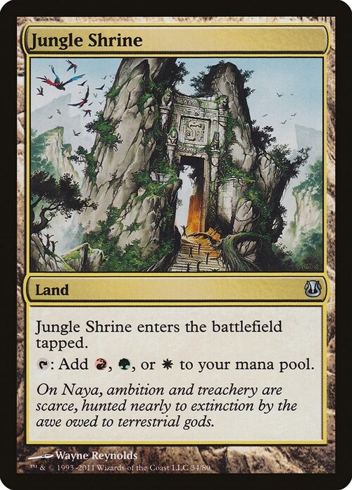 Jungle Shrine Card Front