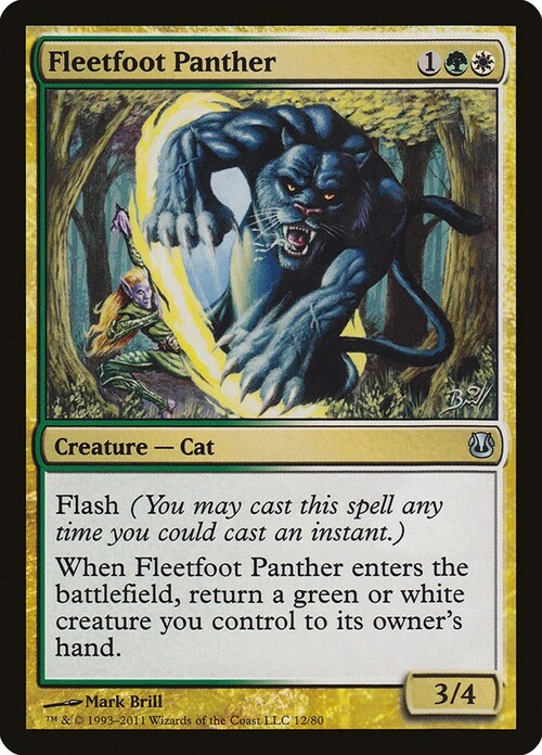 Fleetfoot Panther Card Front
