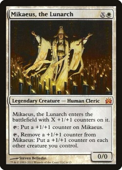 Mikaeus, the Lunarch Card Front
