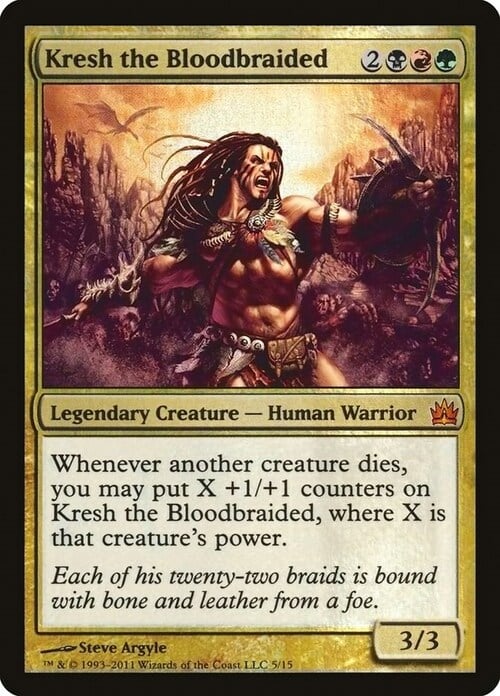 Kresh the Bloodbraided Card Front