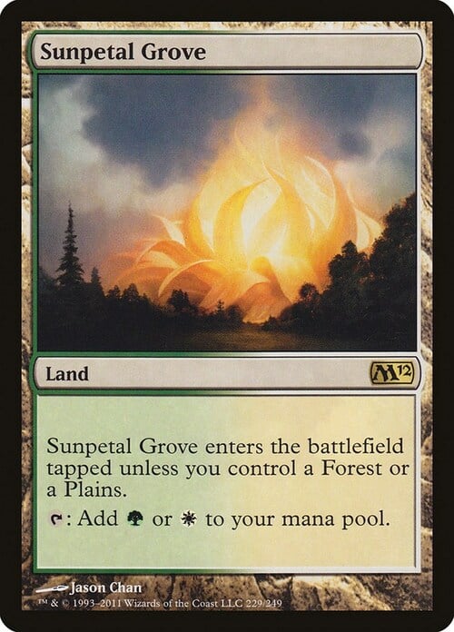 Sunpetal Grove Card Front