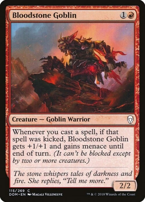Bloodstone Goblin Card Front