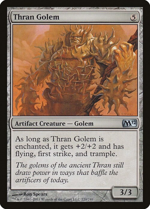 Golem Thran Card Front