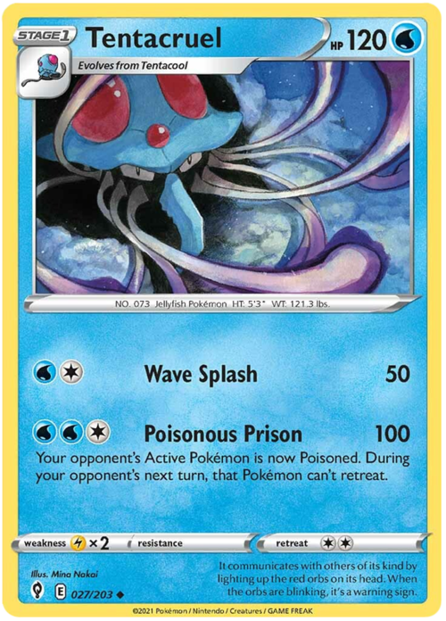 Tentacruel [Wave Splash | Poisonous Prison] Card Front