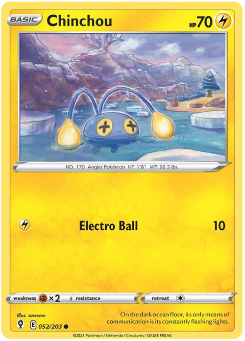 Chinchou [Electro Ball] Card Front