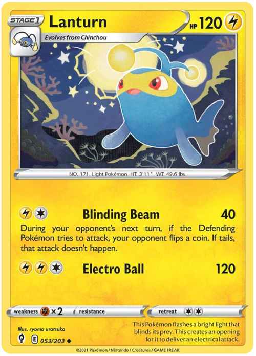 Lanturn [Blinding Beam | Electro Ball] Card Front