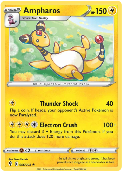 Ampharos Card Front