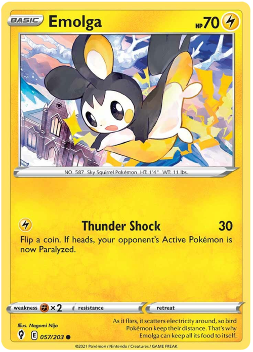 Emolga [Thunder Shock] Card Front