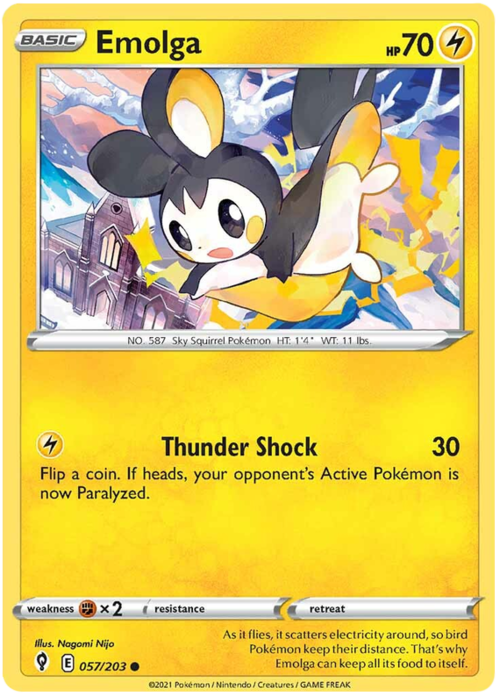 Emolga Card Front