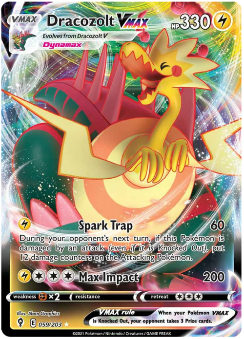 Dracozolt VMAX Card Front