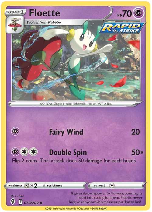 Floette [Fairy Wind | Double Spin] Card Front