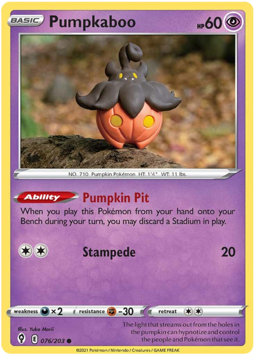 Pumpkaboo Card Front