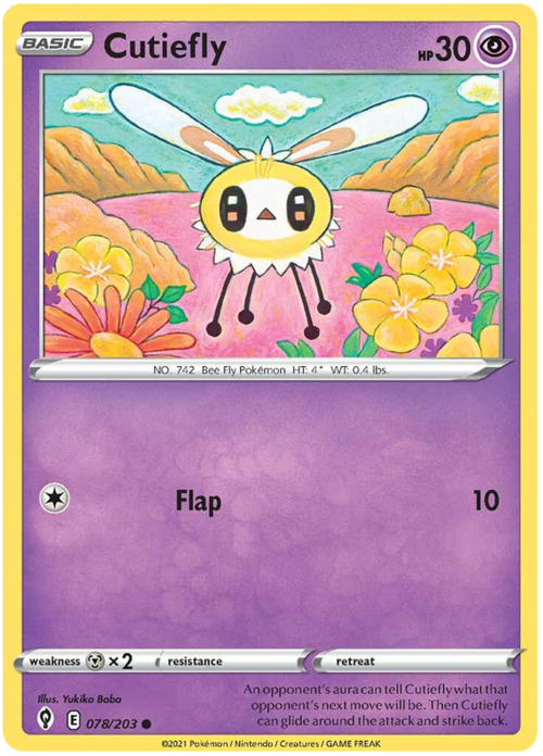 Cutiefly [Flap] Card Front
