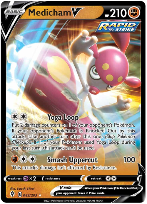 Medicham V Card Front