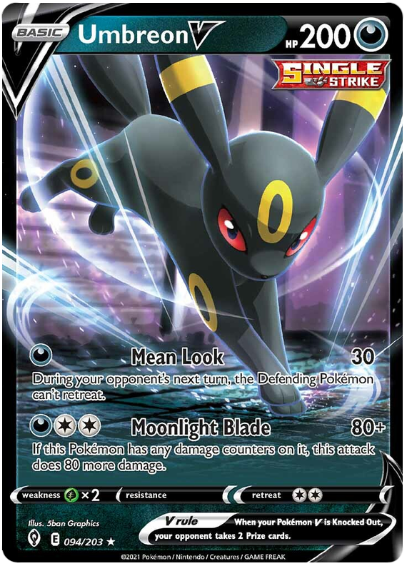 Umbreon V Evolving Skies Pokémon CardTrader