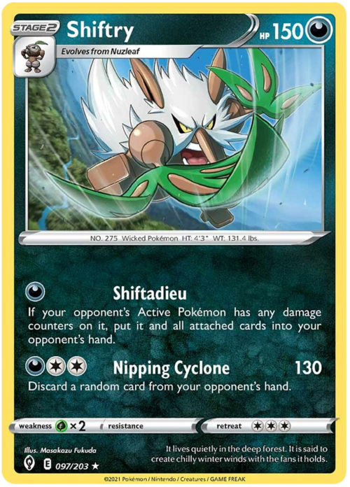 Shiftry [Shiftadieu | Nipping Cyclone] Card Front