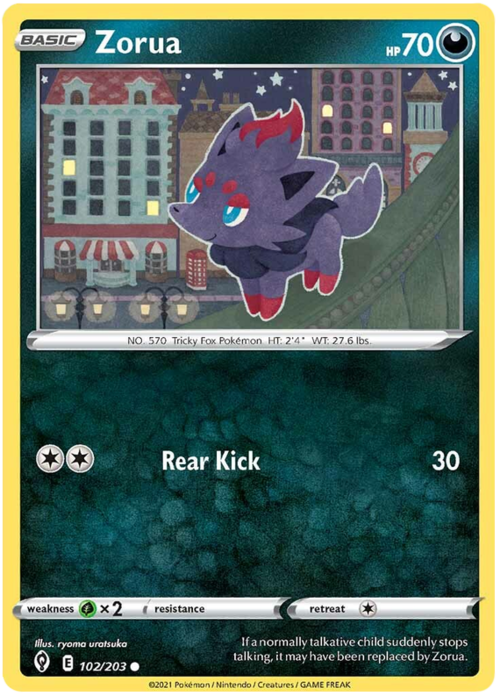 Zorua Card Front