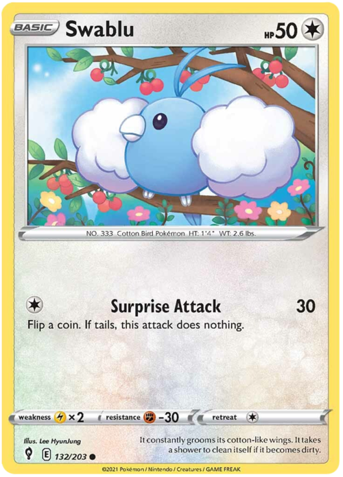 Swablu [Surprise Attack] Card Front