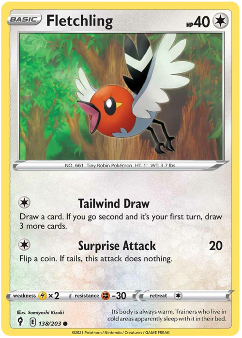 Fletchling [Tailwind Draw | Surprise Attack] Frente