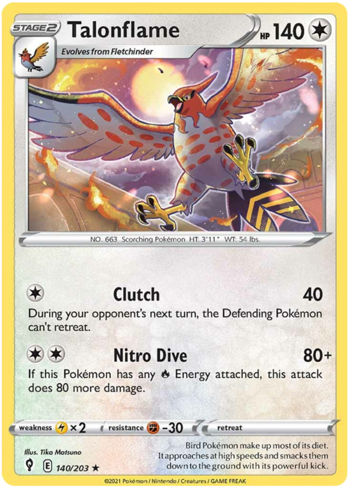 Talonflame Card Front