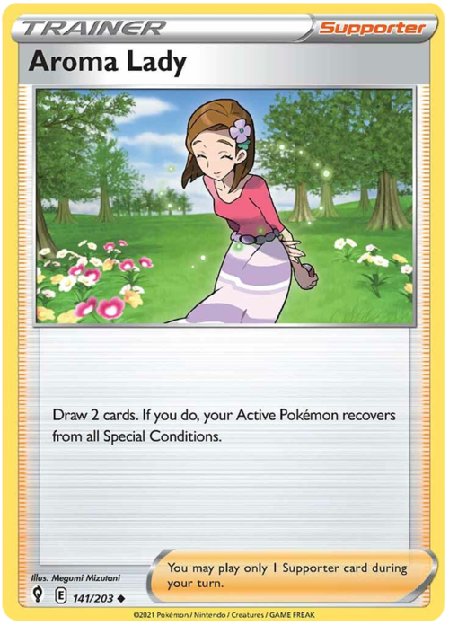 Aroma Lady Card Front