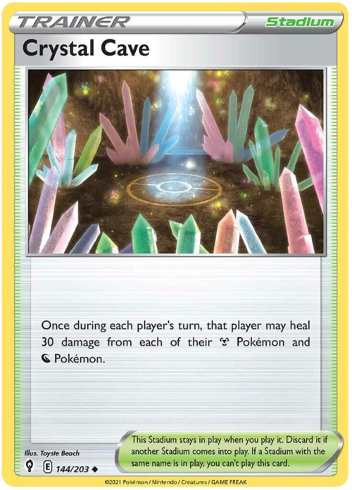 Crystal Cave Card Front