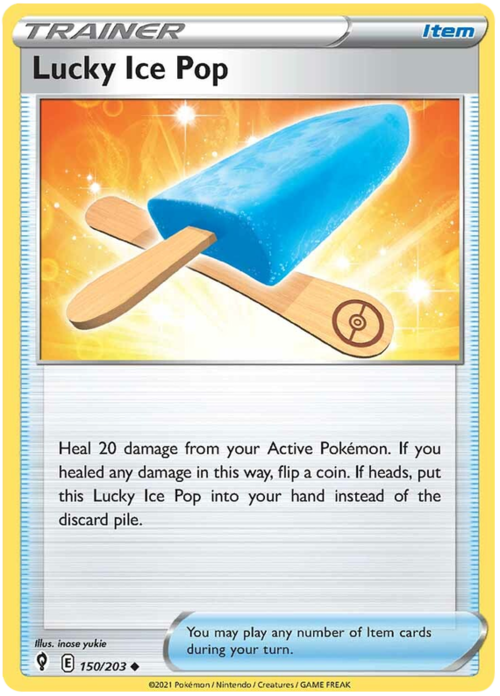 Lucky Ice Pop Card Front