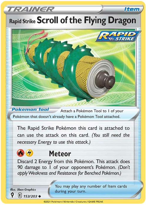 Rapid Strike Scroll of the Flying Dragon Card Front