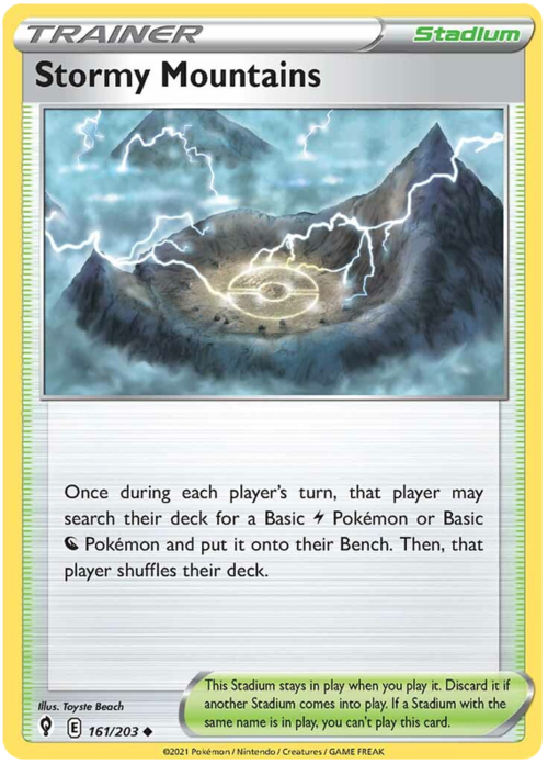 Stormy Mountains Card Front