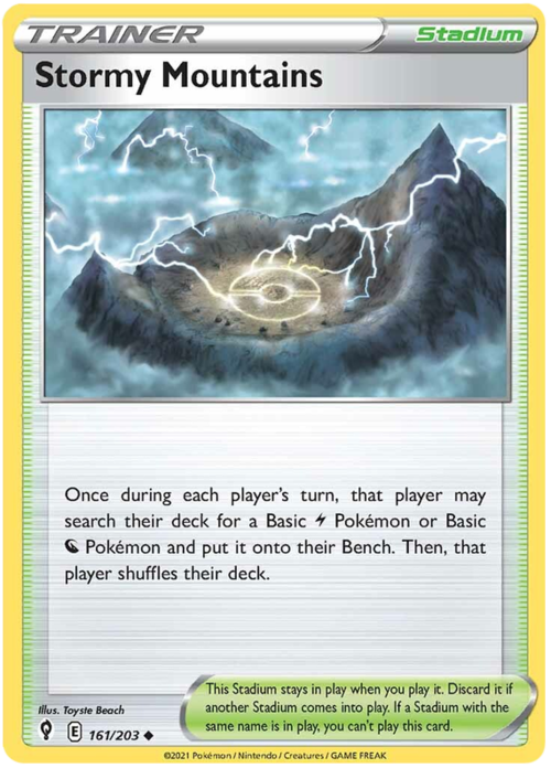 Stormy Mountains Card Front