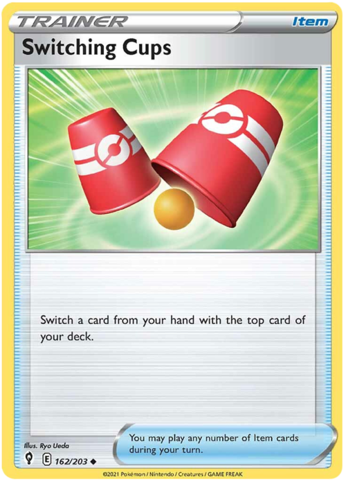 Switching Cups Card Front