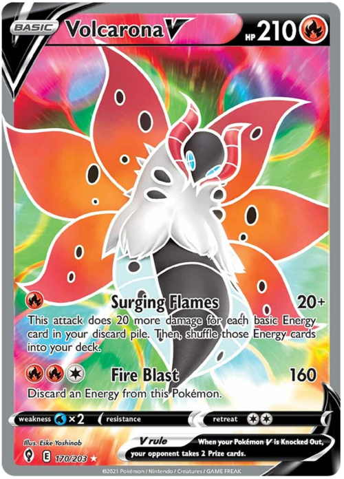 Volcarona V Card Front