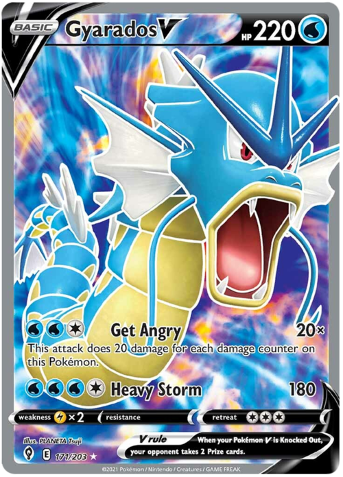 Gyarados V Card Front