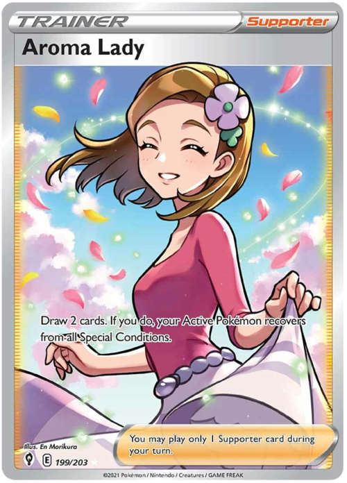 Aroma Lady Card Front