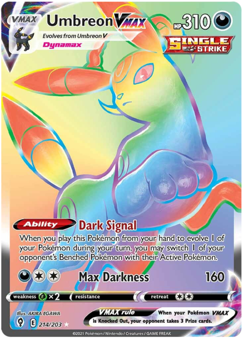 Umbreon VMAX Card Front