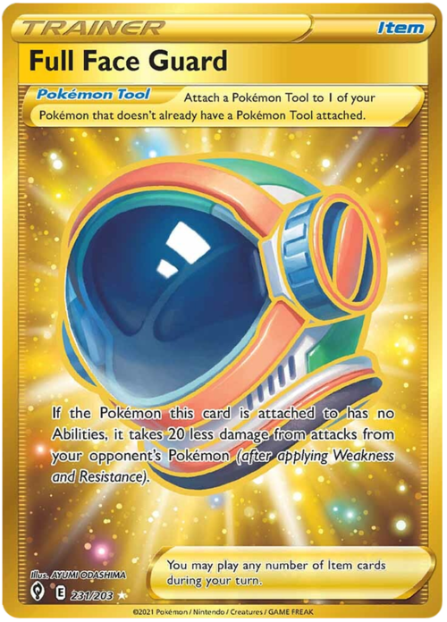 Full Face Guard Card Front