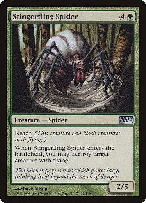 Stingerfling Spider Card Front