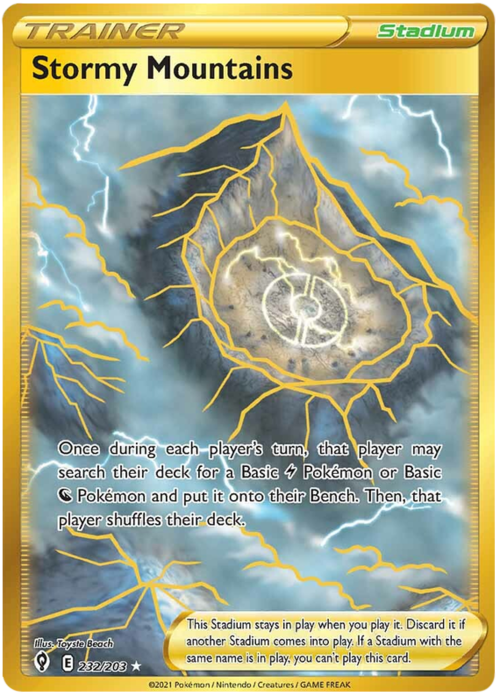 Stormy Mountains Card Front