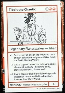 Tibalt the Chaotic Card Front